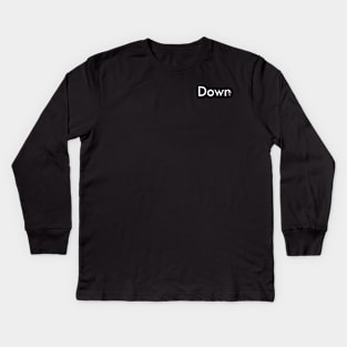 19 - Down Kids Long Sleeve T-Shirt